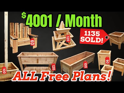 Woodworking Side Hustle – $4,001/Month (Free Plans!) Woodworking Side Hustle - $4,001/Month (Free Plans!)
