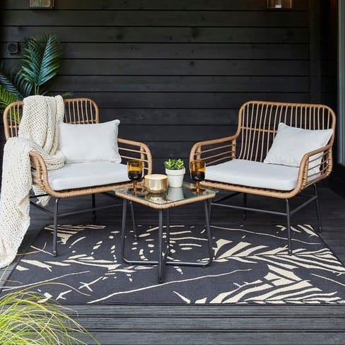 Rattan Rope Bistro Set Rattan Rope Bistro Set