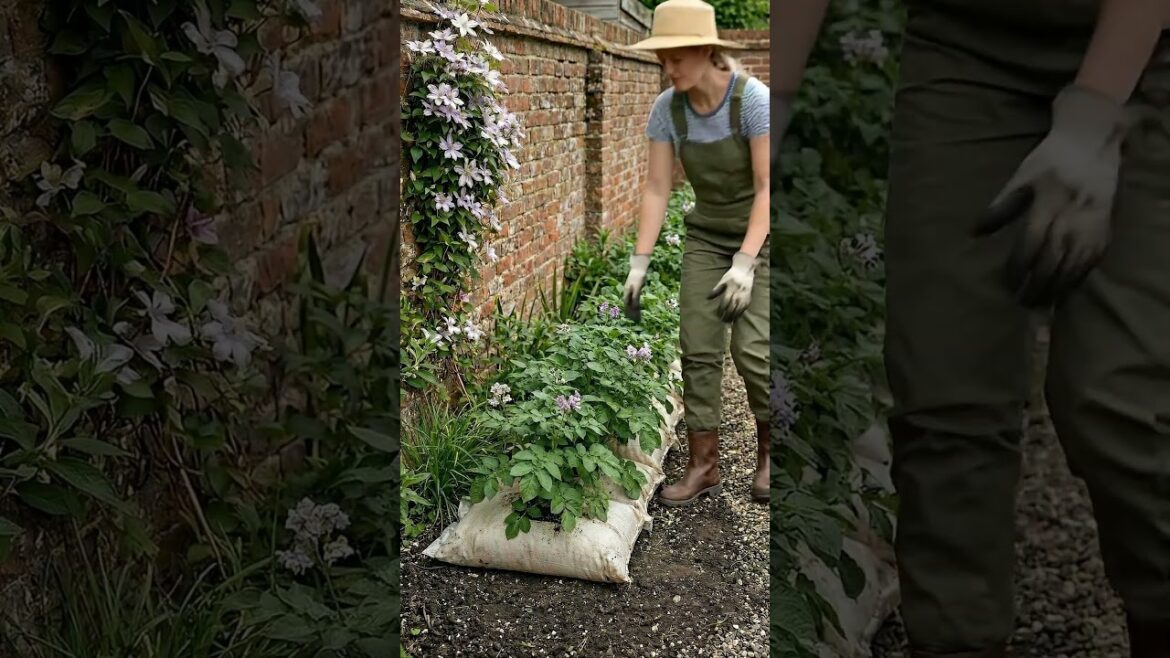 The Simple Trick That Grows More Potatoes 🥔🥔🥔 #handmade #homegarden  #gardening