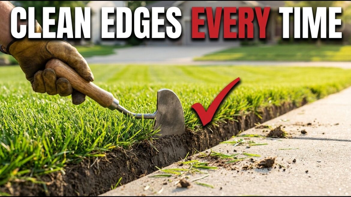 How To Get CLEAN EDGES in a LAWN Every Single Time! How To Get CLEAN EDGES in a LAWN Every Single Time!