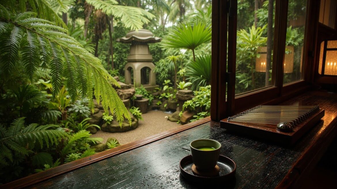 Relaxing Tea House – Soothing Japanese Garden & Asian Calming Music Relaxing Tea House - Soothing Japanese Garden & Asian Calming Music