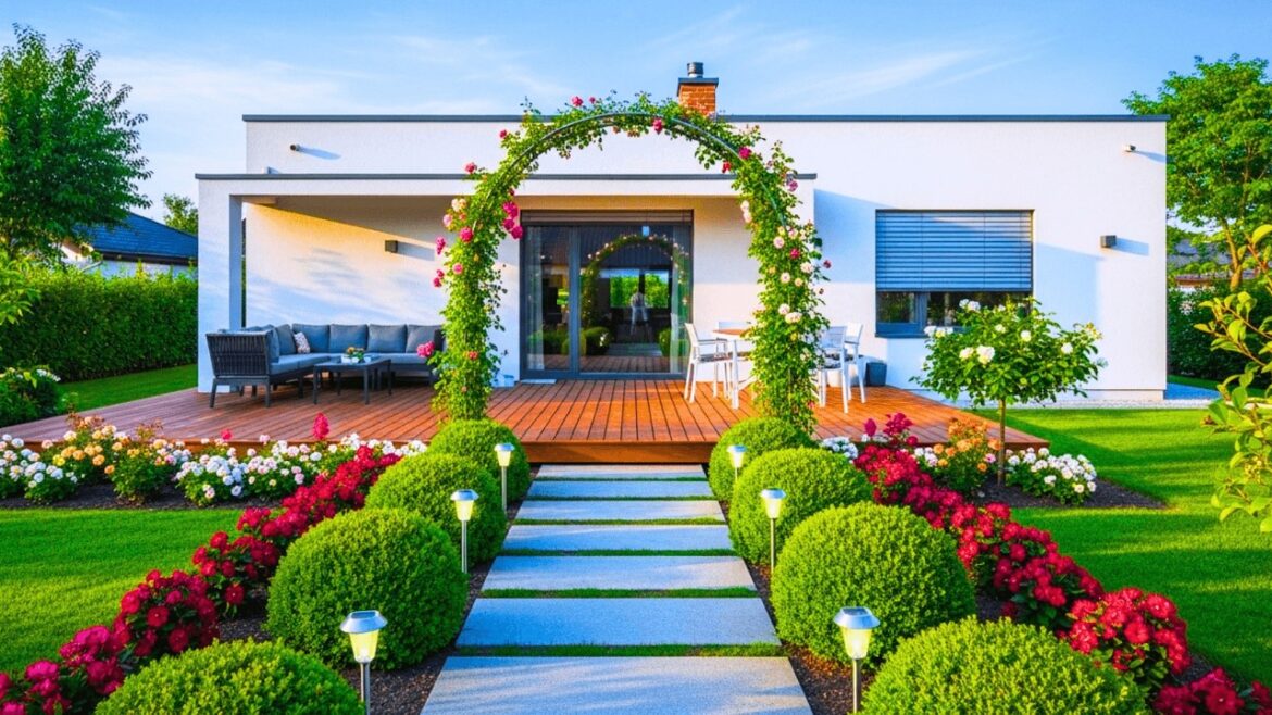 Transform Small Front Yard with Stunning Entryway Garden Gates & Arches