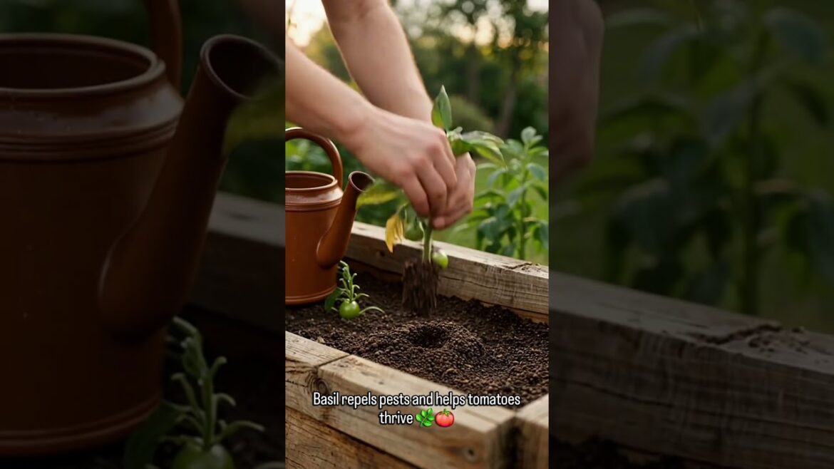 how to grow tomatoes and basil tips and tricks #garden #gardening #gardentips