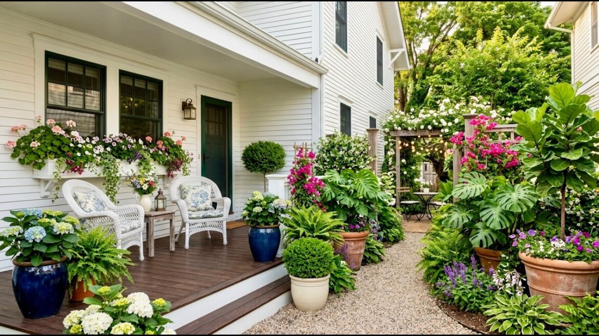 Cozy Farmhouse Garden Ideas: Maximizing Curb Appeal with a Small Front Yard Garden