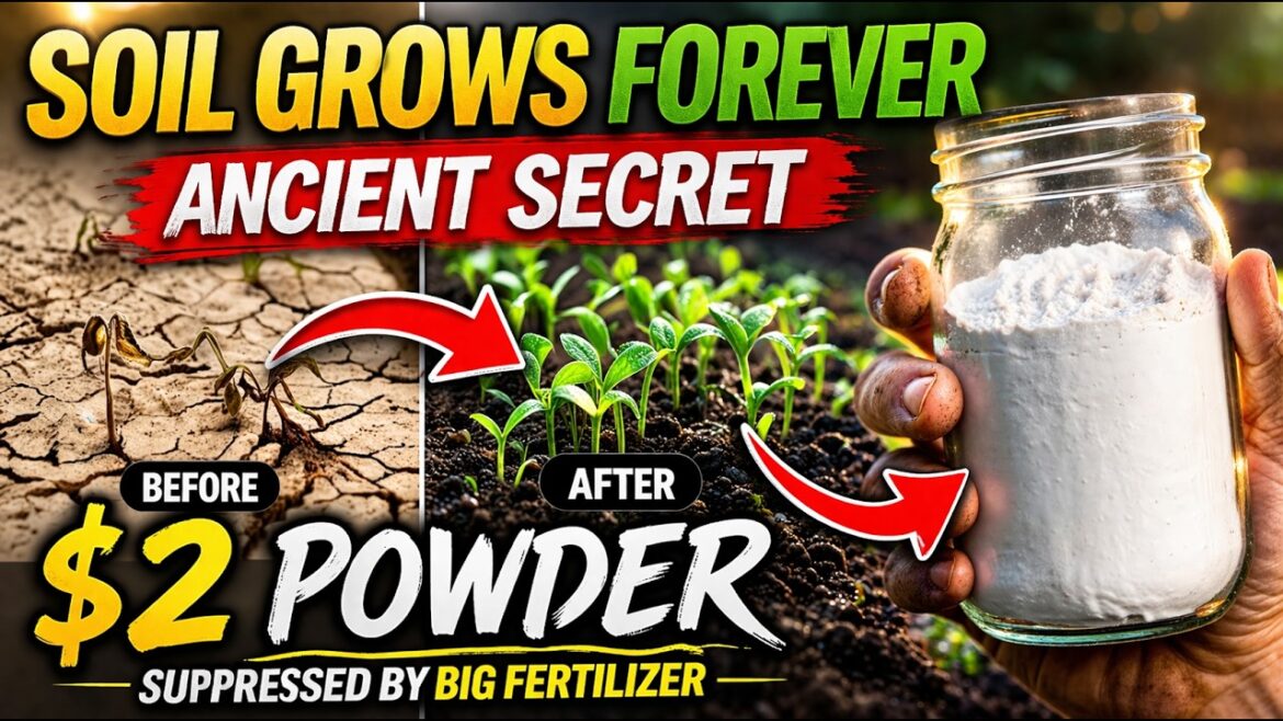 The $2 Powder That Makes Any Soil Grow Forever Amazon Tribes Knew It, Big Fertilizer Buried It The $2 Powder That Makes Any Soil Grow Forever Amazon Tribes Knew It, Big Fertilizer Buried It