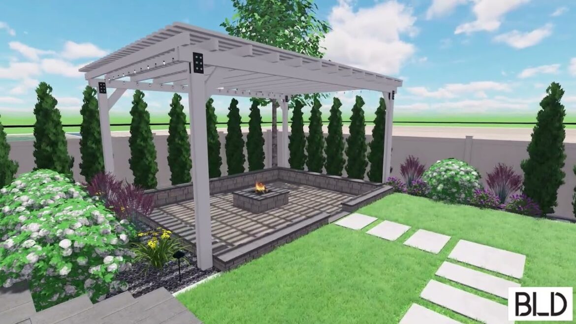 Nampa, Idaho Backyard Landscape Design (DAV26)