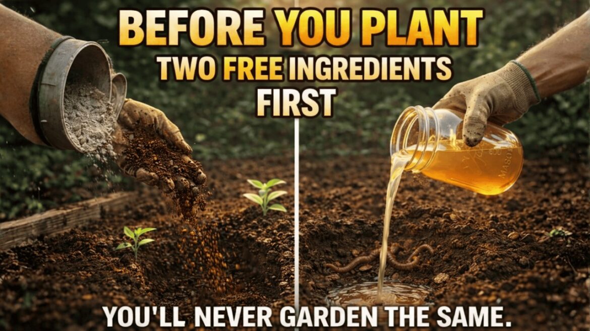 Before You Plant Anything — Drop These 2 Free Ingredients in the Hole First Before You Plant Anything — Drop These 2 Free Ingredients in the Hole First