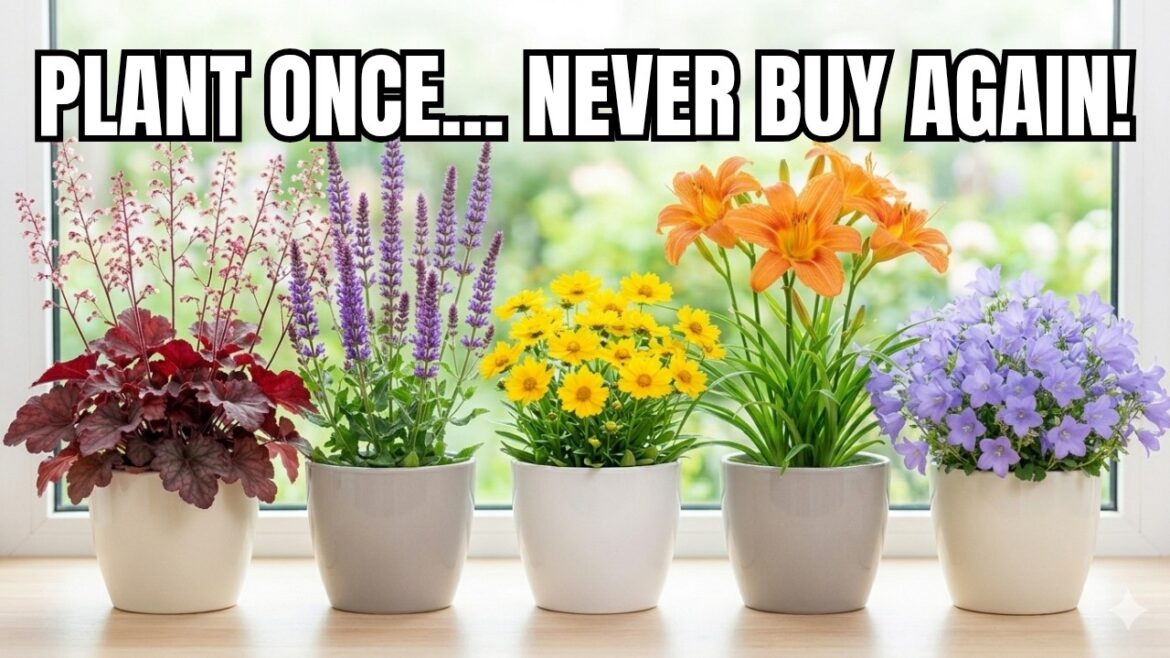 10 Easiest Perennials for Container Gardening  (Low Effort, Big Impact!)