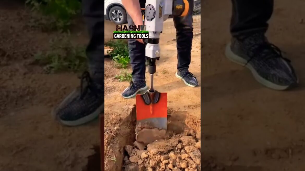 Hasnu gardening tools 🤩🔥😍 #agriculture #gardening #tools #spade #shovel #drill #machine #handcraft
