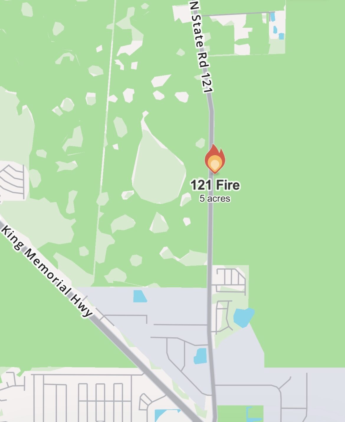 Evacuations ordered in Eryn’s Garden for SR 121 fire, SR 121 closed in the area Evacuations ordered in Eryn's Garden for SR 121 fire, SR 121 closed in the area