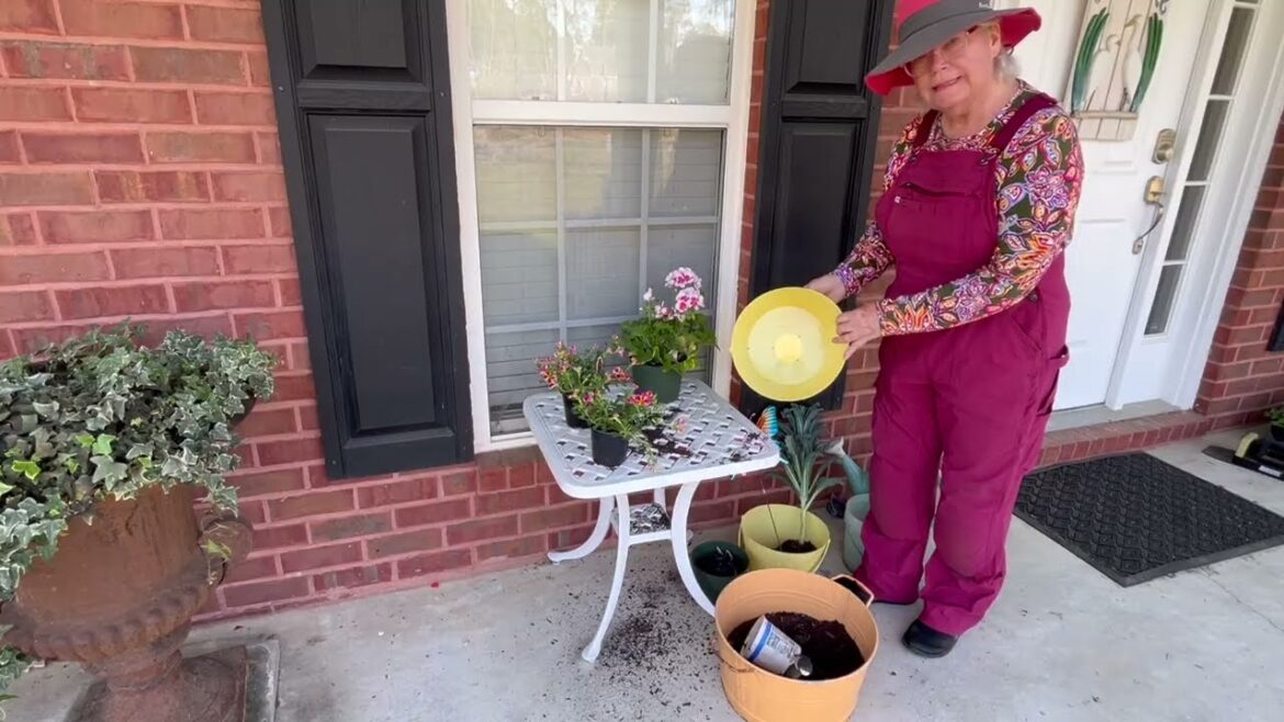Planting Spring Porch Urns & Sharing Garden Tips