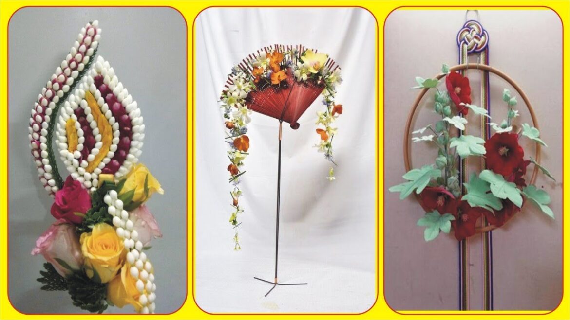 Traditional Ikebana flower styling || Ikebana flower styling