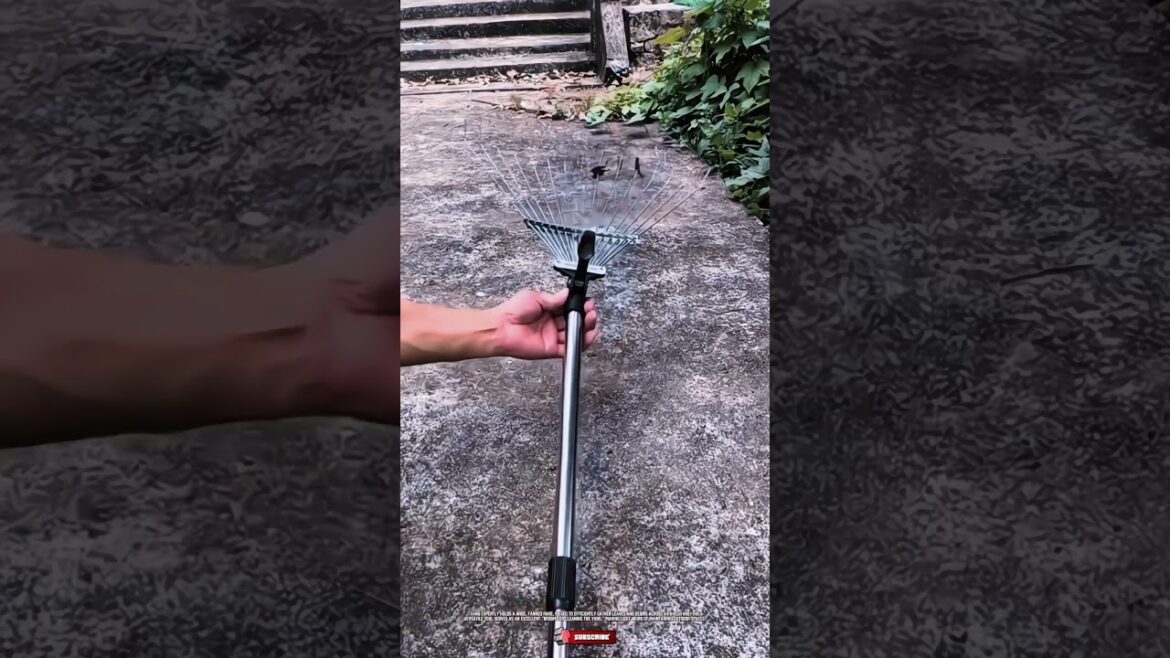 Innovative rake tool with smart closure design #shorts #gardening #tools Innovative rake tool with smart closure design #shorts #gardening #tools