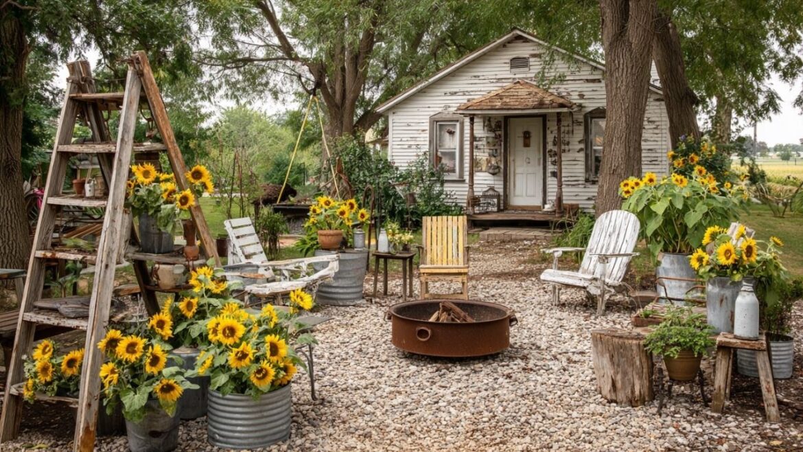 From Small Rustic Garden to Cozy Farmhouse Front Yard: Simple Solutions