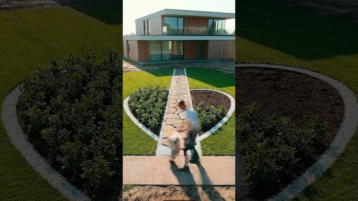 Front Yard Makeover in Minutes! 🏡✨ DIY Stone Path & Flower Bed Front Yard Makeover in Minutes! 🏡✨ DIY Stone Path & Flower Bed