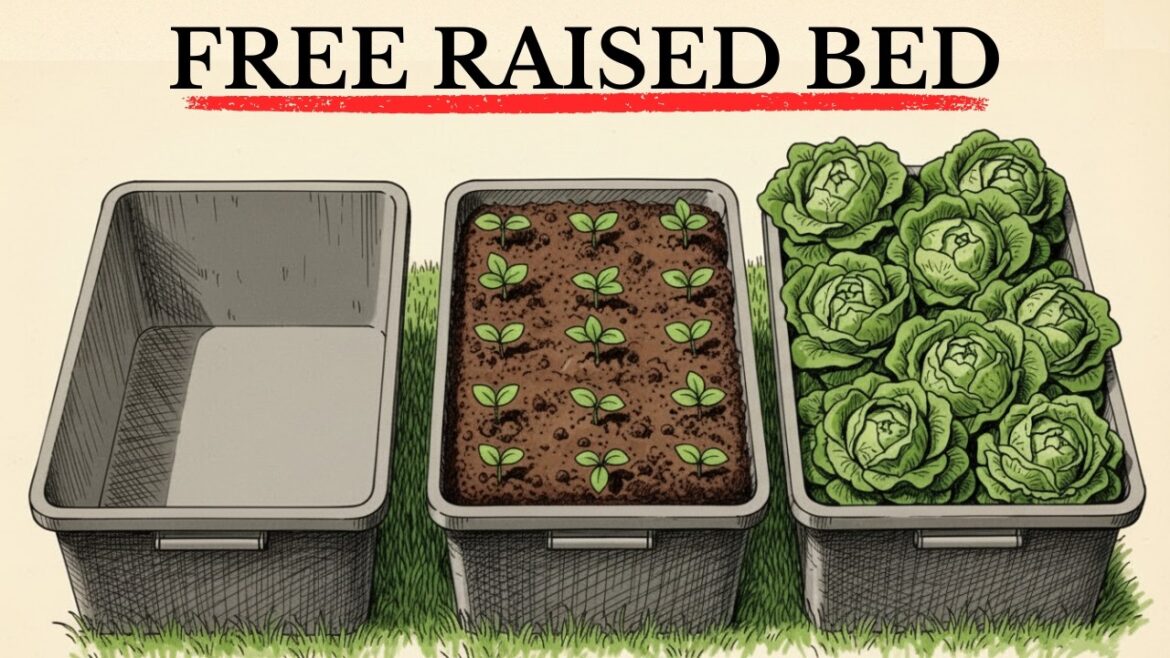 How to Grow Vegetables in a Plastic Tote — Free Raised Bed Container Garden