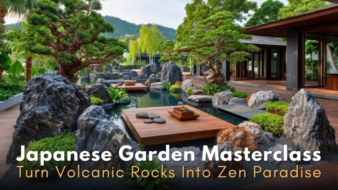 Japanese Garden Masterclass: Arranging Volcanic Stones for a Stunning Tropical Landscape Japanese Garden Masterclass: Arranging Volcanic Stones for a Stunning Tropical Landscape
