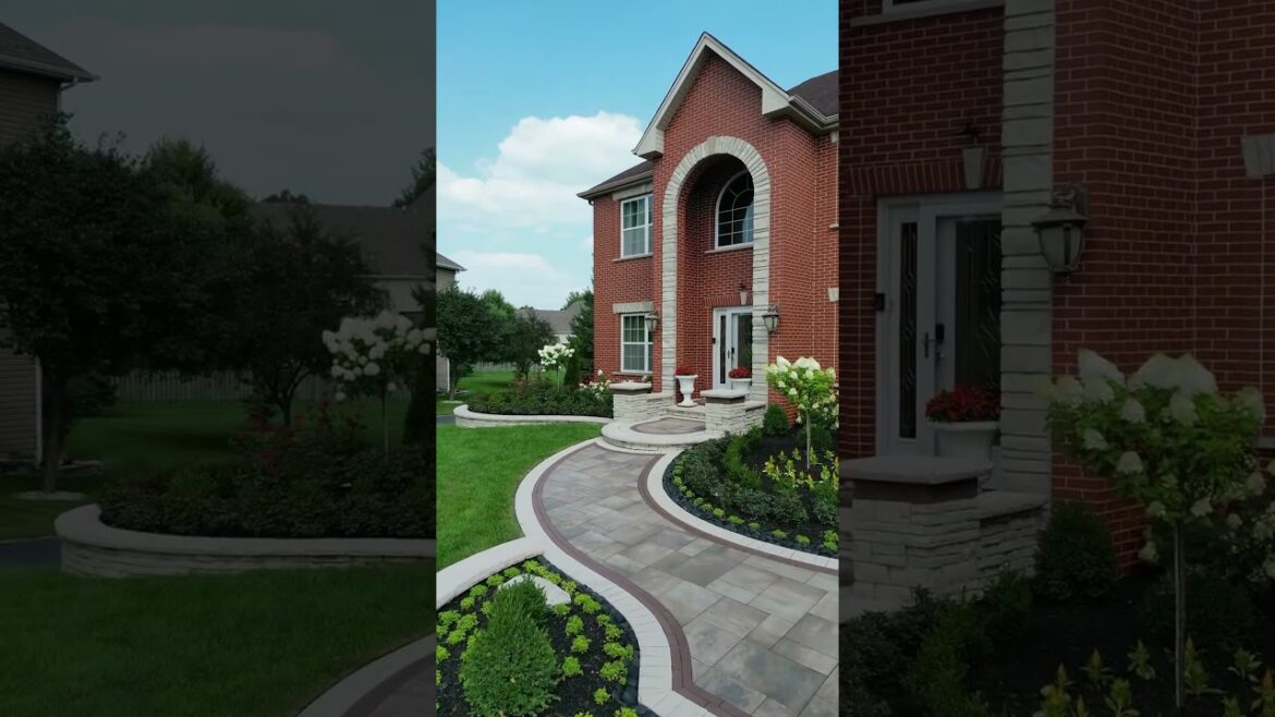 Entire outdoor transformation done RIGHT. #pavers #backyard #pavers #unilock #landscaping