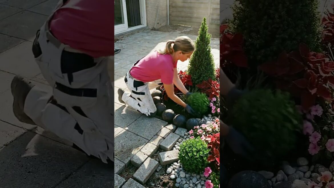 Amazing Garden Makeover: Turning Pavers into a Paradise! 🌿