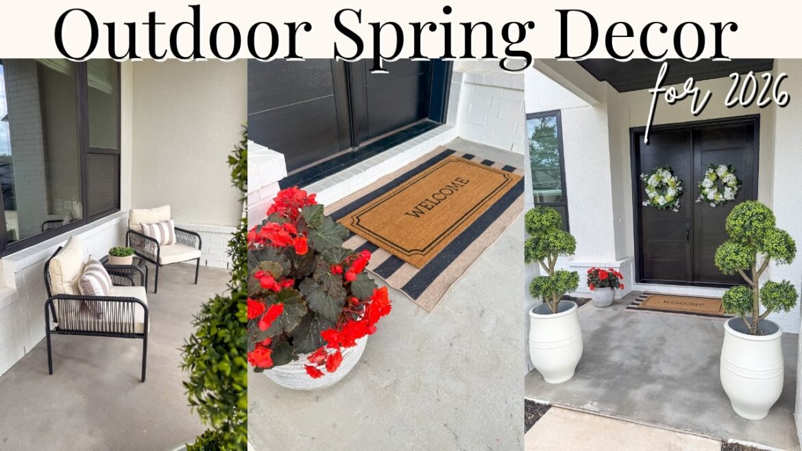 OUTDOOR SPRING DECORATE WITH ME | Outdoor Spring Decor Ideas for 2026 | Front Porch Spring Refresh OUTDOOR SPRING DECORATE WITH ME | Outdoor Spring Decor Ideas for 2026 | Front Porch Spring Refresh