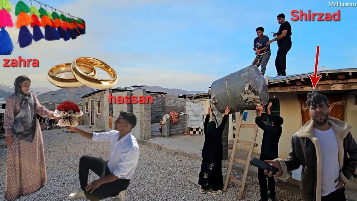 Hassan Family Magical Garden in Farmland: A love story of an Iranian Newlyweds
