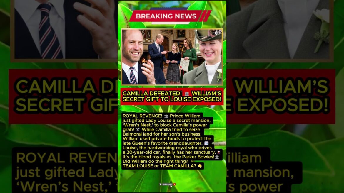 “BETRAYAL!” 🏛️ Camilla Fumes As William Gives Louise A Secret Mansion! ⚔️🚫 "BETRAYAL!" 🏛️ Camilla Fumes As William Gives Louise A Secret Mansion! ⚔️🚫