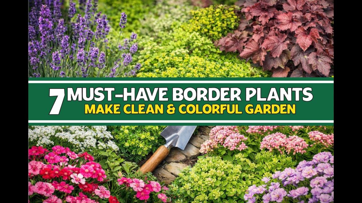 7 Must-Have Border Plants for a Clean & Colorful Garden 7 Must-Have Border Plants for a Clean & Colorful Garden