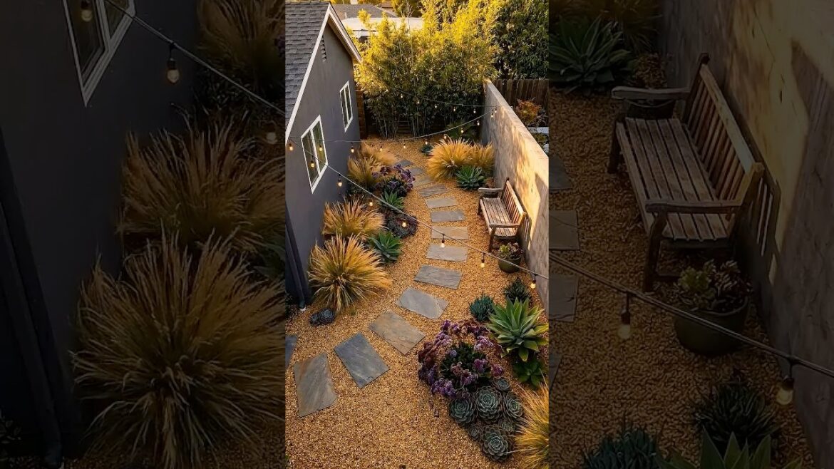 UGLY Concrete Smashed and Turned Into a Gravel Garden ✨ UGLY Concrete Smashed and Turned Into a Gravel Garden ✨