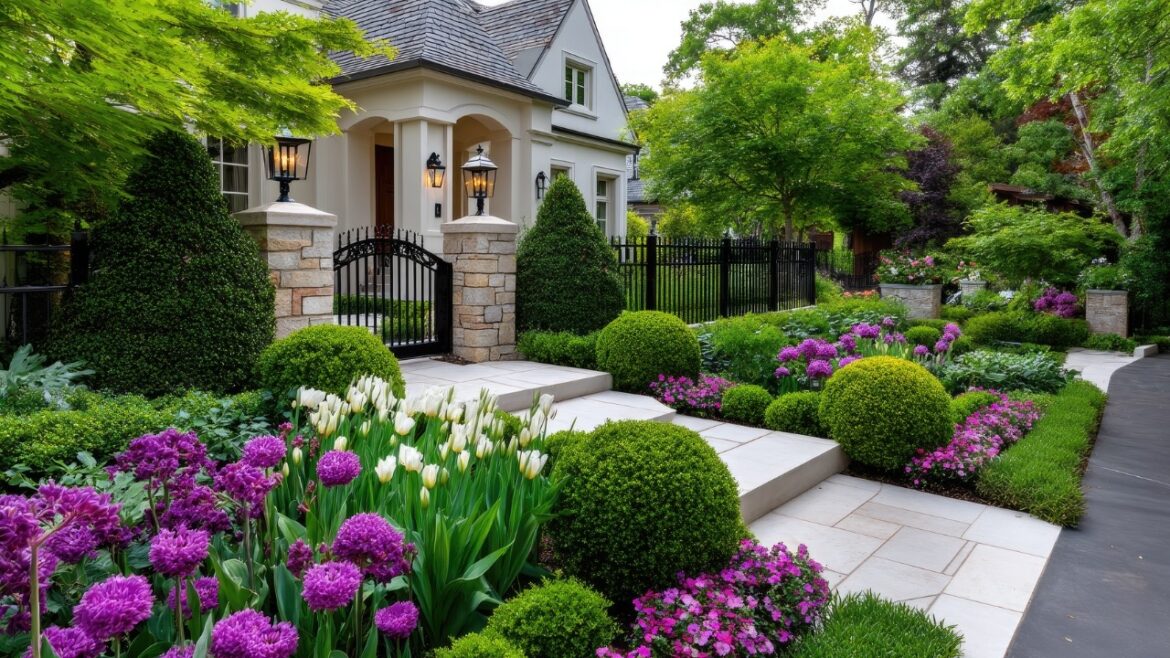 The Secret to a Luxury Entryway | Small Front Yard Landscaping with Elegant Gates & Arches The Secret to a Luxury Entryway | Small Front Yard Landscaping with Elegant Gates & Arches
