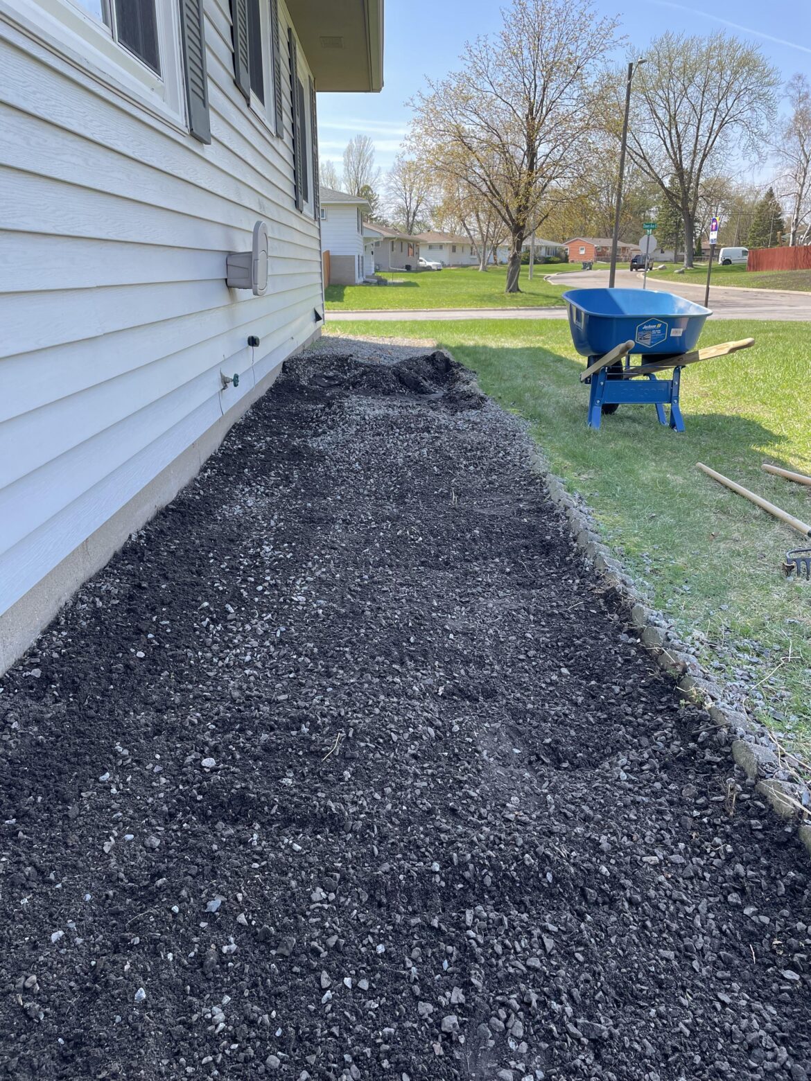 Most efficient way to remove rocks from soil?