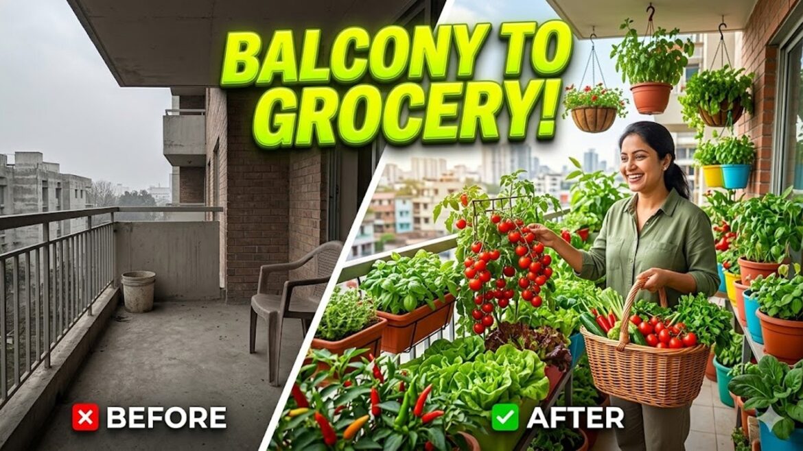 Turn Your Balcony Into a Grocery Store! (Top 5 Plants) 🍅🌿