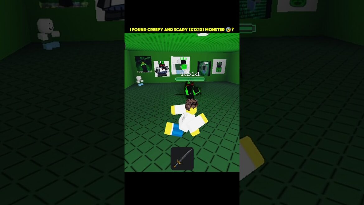 I Found Creepy And Scary 1x1x1x1 Monster In (@Roblox )