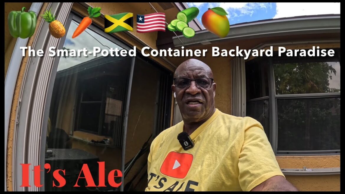 Backyard container Garden Bounty Expected.