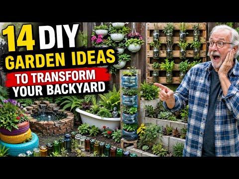 14 DIY Garden Ideas to Transform Your Backyard Easily 14 DIY Garden Ideas to Transform Your Backyard Easily