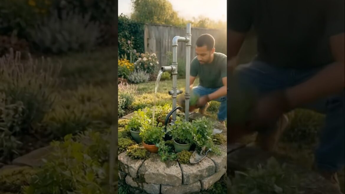 “Rusty Pipes → Amazing Garden Water Fountain! 💧 DIY Backyard Transformation” #DIYFountain#Garden “Rusty Pipes → Amazing Garden Water Fountain! 💧 DIY Backyard Transformation” #DIYFountain#Garden