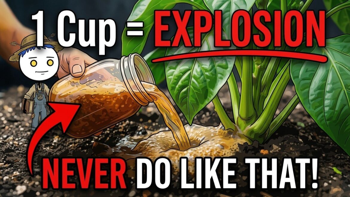 One Cup of Fermented Ash Makes Plants Grow CRAZY Fast, But Why Does Nobody Talk About This?