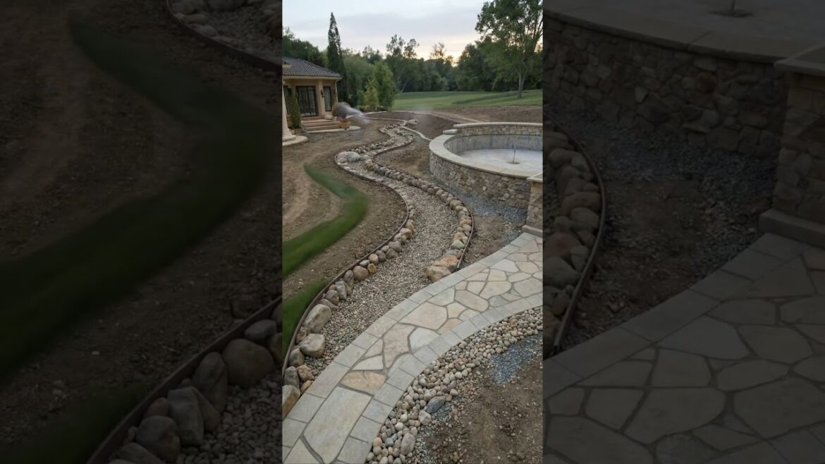 Elegant Garden Stream & Fountain Design #renovation #landscape #home #garden #gardendesign Elegant Garden Stream & Fountain Design #renovation #landscape #home #garden #gardendesign