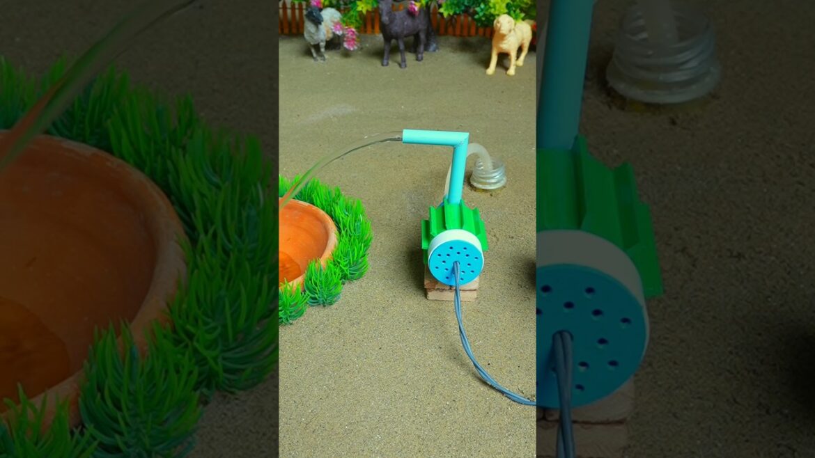 Mini hand pump project water with supply motor drinks cow bear farm #handpump #shorts #443 Mini hand pump project water with supply motor drinks cow bear farm #handpump #shorts #443