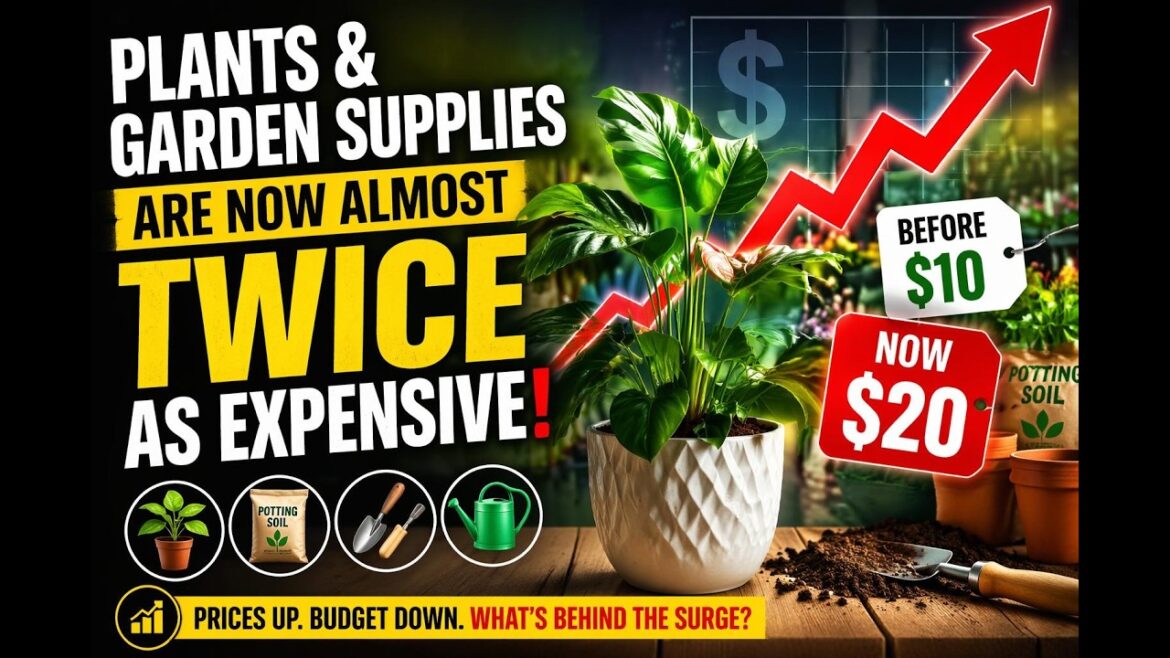 Plants & Garden Supplies Are Now Almost TWICE As Expensive