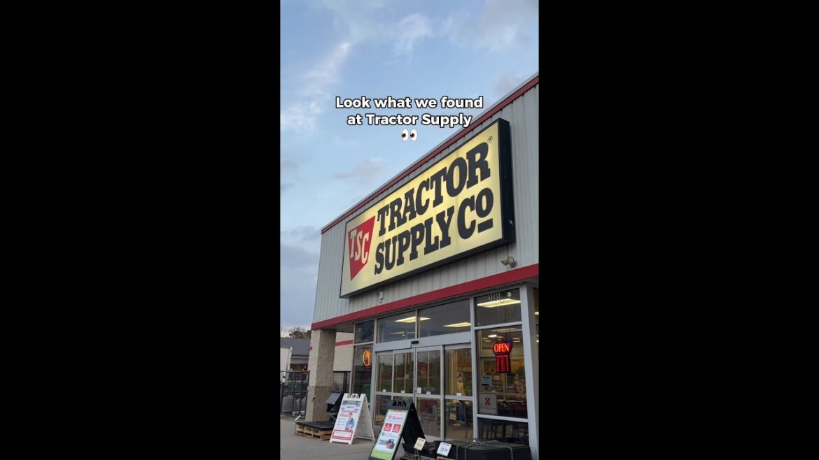 Look What We Found at Tractor Supply