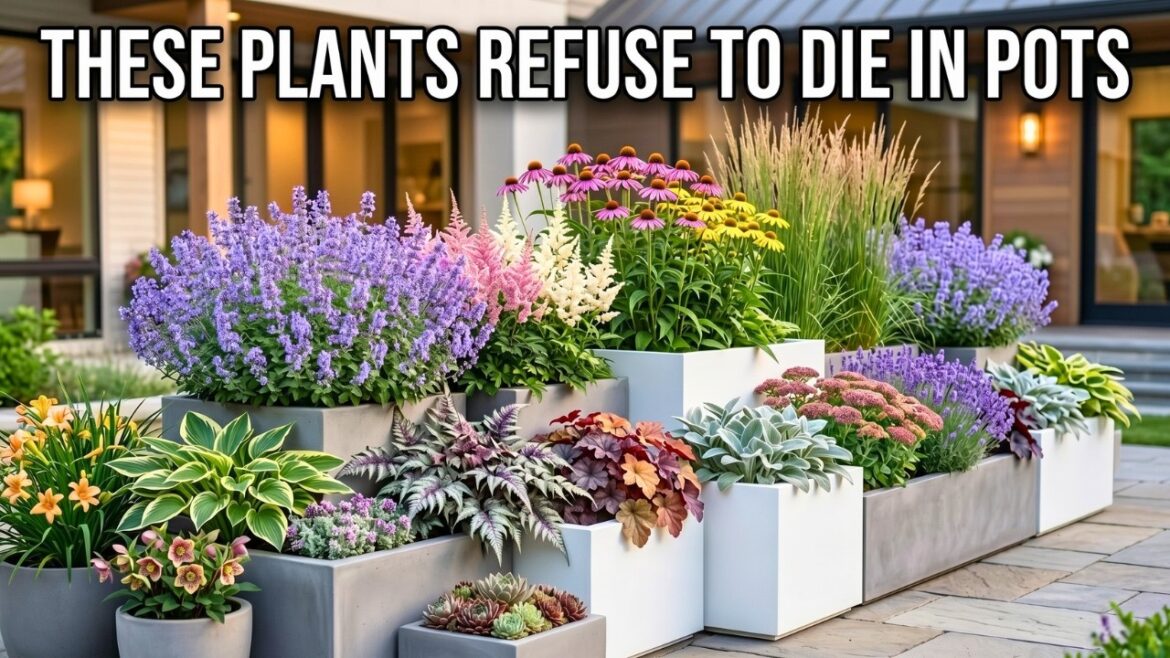 15 Lazy Perennials That Thrive in Pots 🪴 No-Maintenance Container Gardening 15 Lazy Perennials That Thrive in Pots 🪴 No-Maintenance Container Gardening