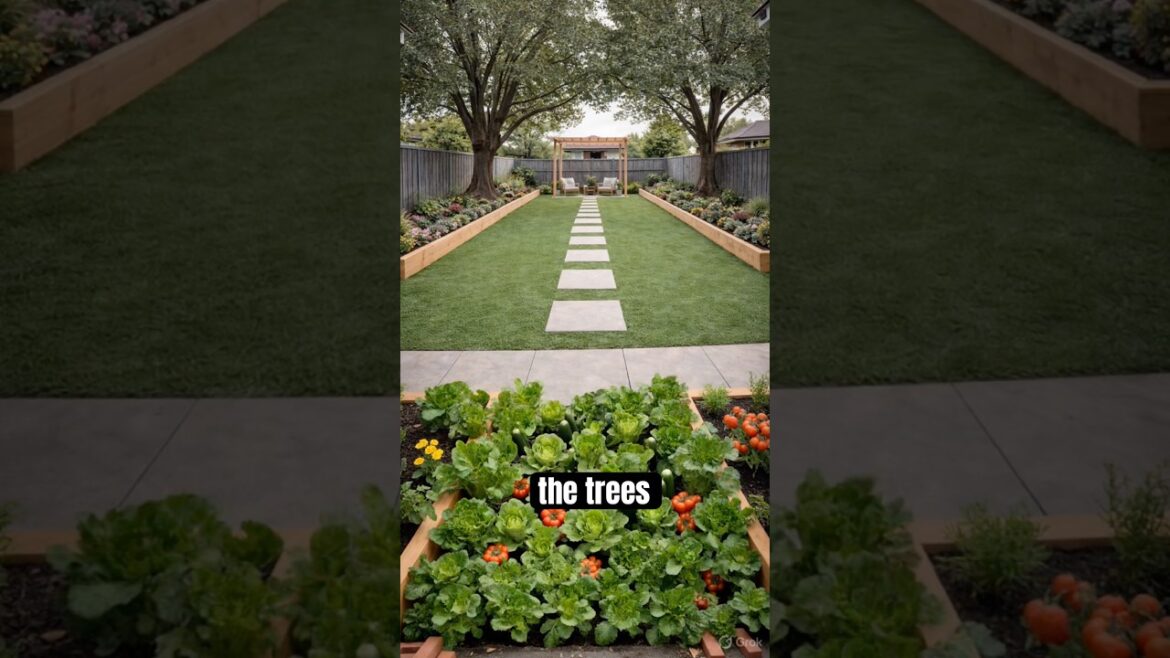Best Backyard Idea for Trees 🌳 (No Mud, No Patchy Grass) Brisbane homes #backyard