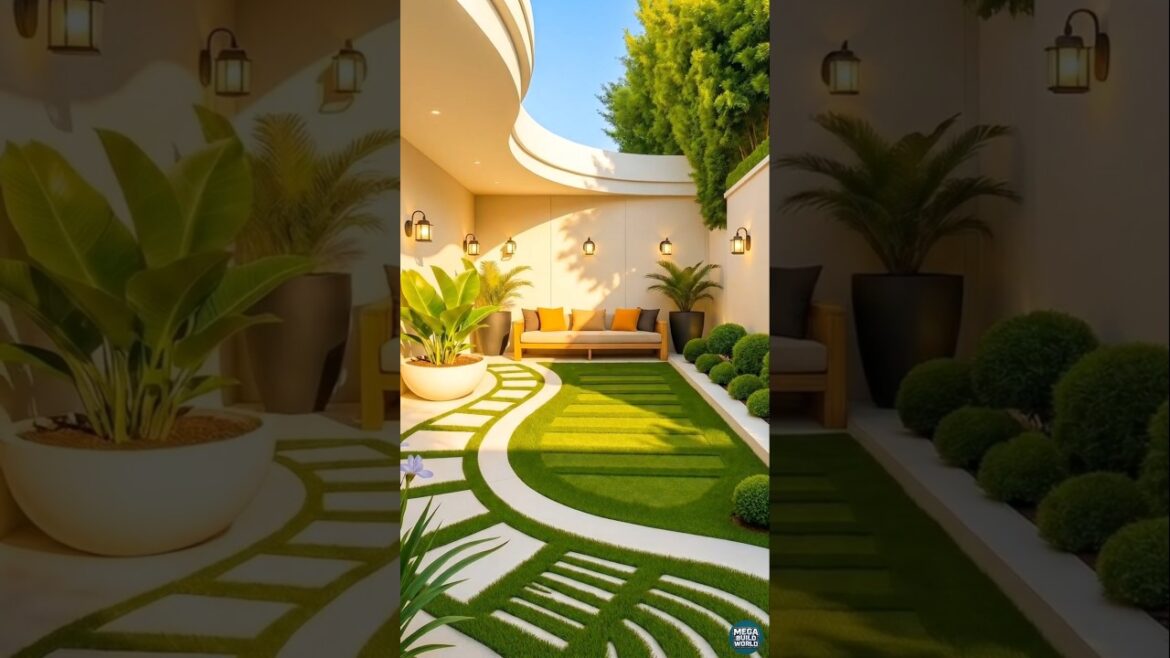 This Garden is Insane 😍🌿 #gardendecor #shorts #garden #transformation #makeover #backyard #diy