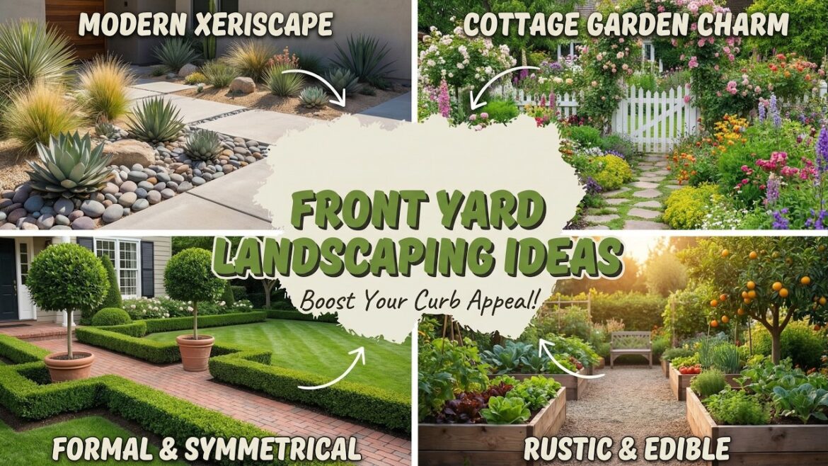 Easy! πΏ Front Yard Landscaping Ideas for Curb Appeal 2026 Low Maintenance Budget Easy! πΏ Front Yard Landscaping Ideas for Curb Appeal 2026 Low Maintenance Budget