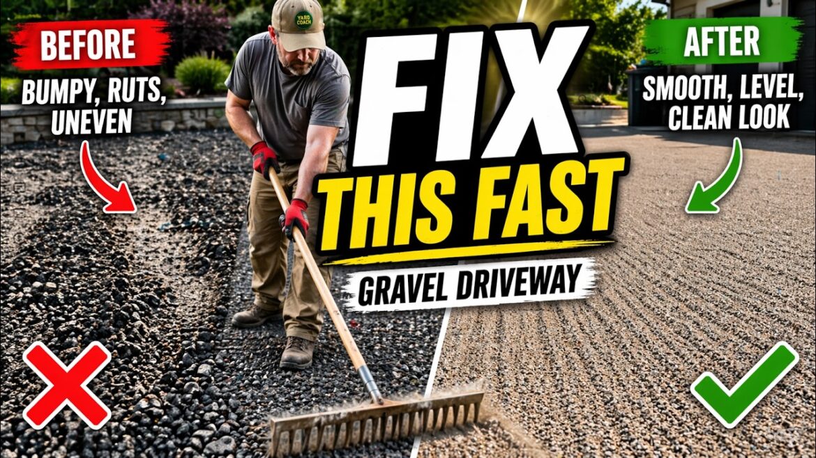 Gravel Driveway Fix: Level It Fast (No Equipment Needed)