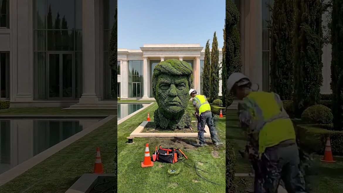 They Built WHO in Their Front Yard?! 🤯🌿 They Built WHO in Their Front Yard?! 🤯🌿