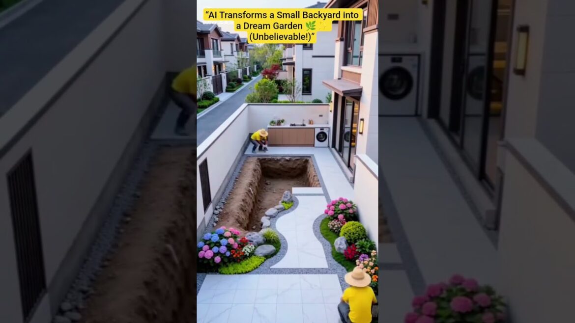 “AI Transforms a Small Backyard into a Dream Garden 🌿✨ (Unbelievable!)” “AI Transforms a Small Backyard into a Dream Garden 🌿✨ (Unbelievable!)”