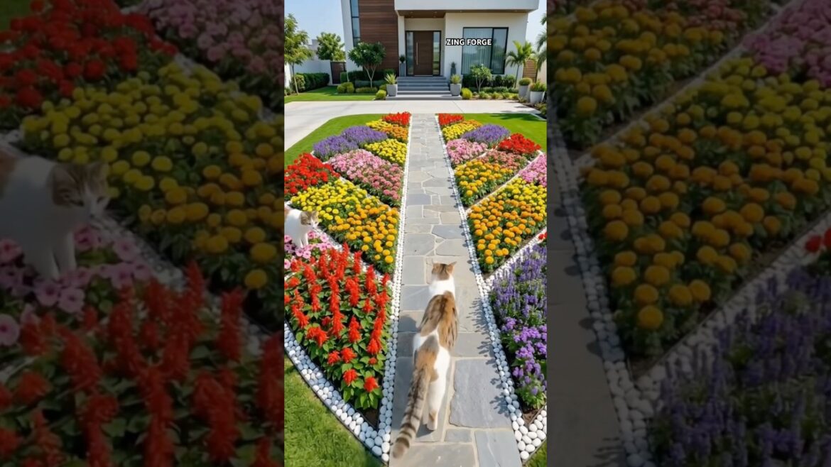 Perfect Symmetrical Garden PathwayDesign #gardendesign #luxuryhome #landscaping #shorts #viralshorts Perfect Symmetrical Garden PathwayDesign #gardendesign #luxuryhome #landscaping #shorts #viralshorts