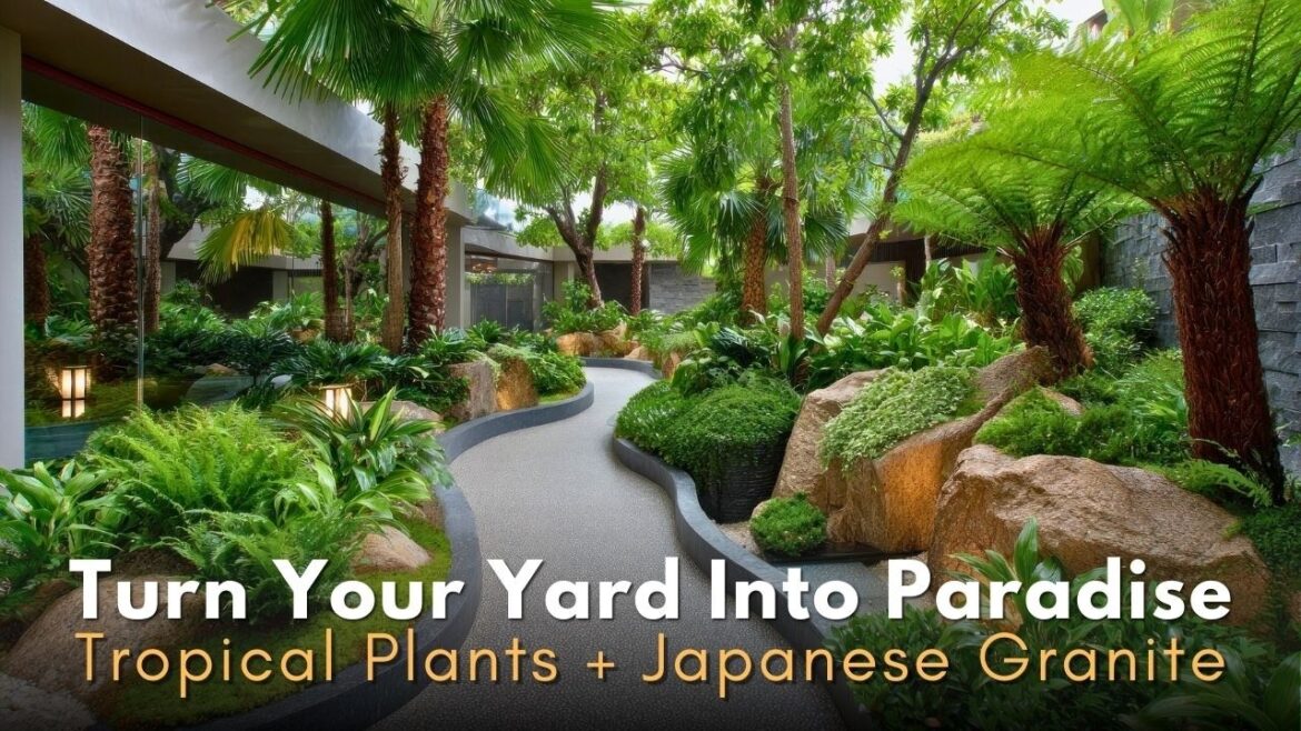 Landscape Design Masterclass: Tropical Plants + Japanese Granite Landscape Design Masterclass: Tropical Plants + Japanese Granite