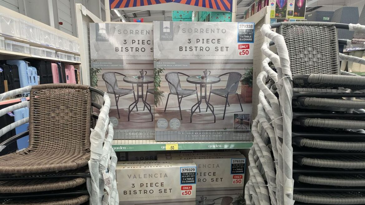 ‘I spotted B&M garden bistro sets perfect for smaller spaces that cost just £50’ Daily Record